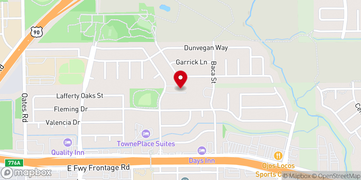Map showing location of Greater Vision Church