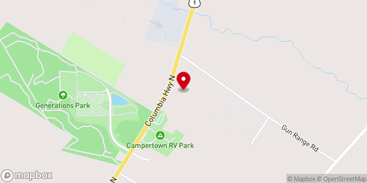 Map showing location of Aiken Seventh-day Adventist Church