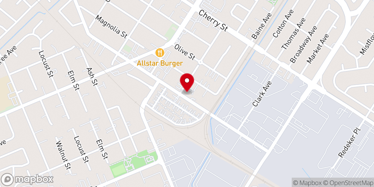 Map showing location of Living Hope