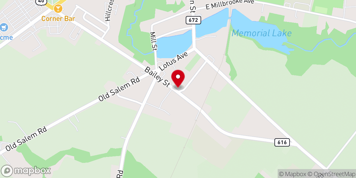 Map showing location of Spencer UAME Church