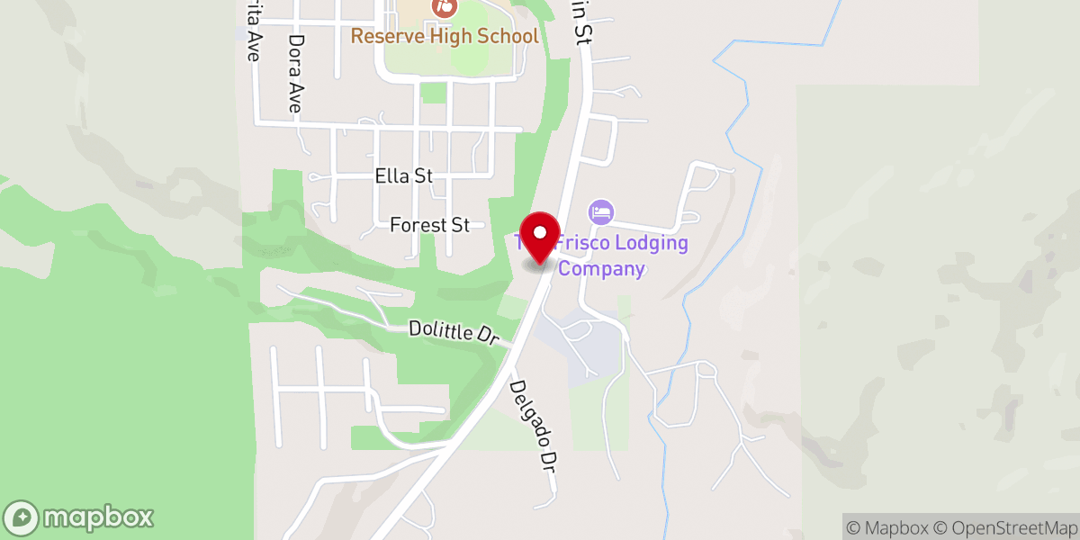 Map showing location of Reserve Bilingual Seventh-Day Adventist Church