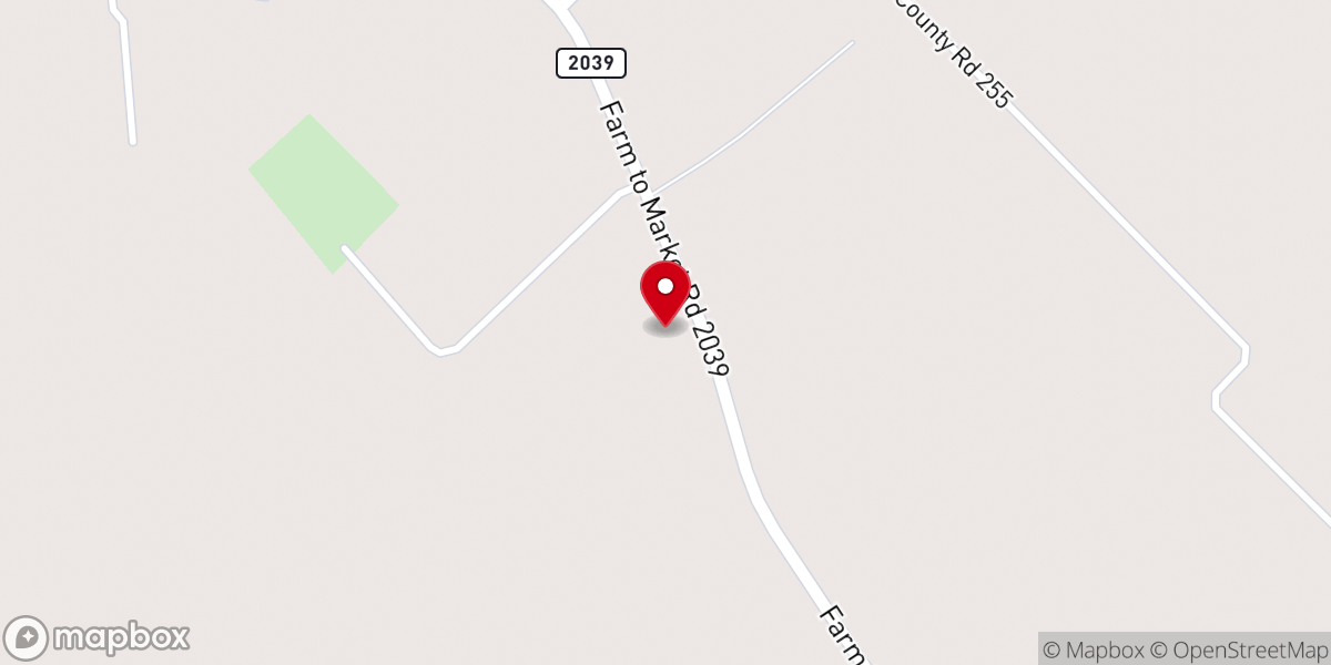 Map showing location of Old Bethlehem Church