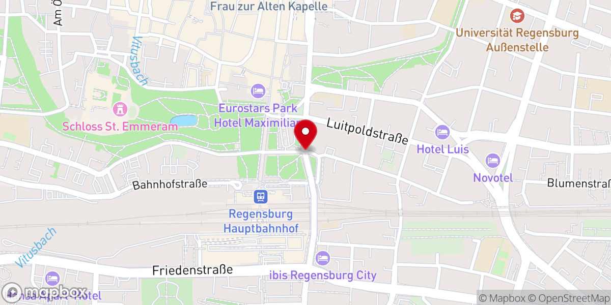Map showing location of Ukrainische Orthodoxe Kirche Pfarrei Allerheiligen