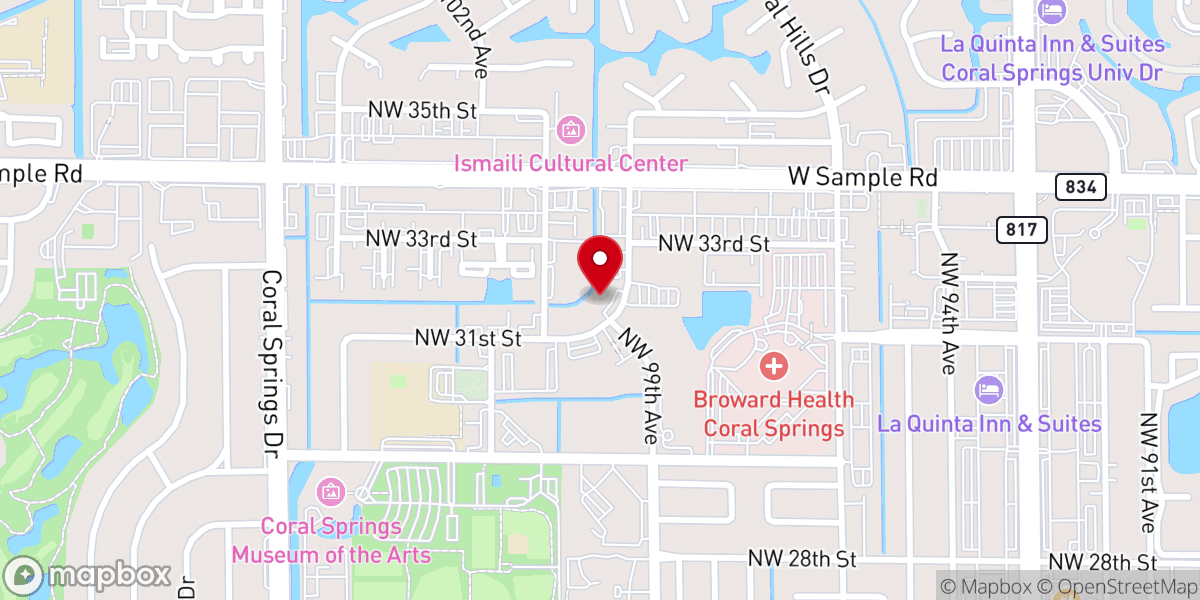 Map showing location of New Dawn Community Church