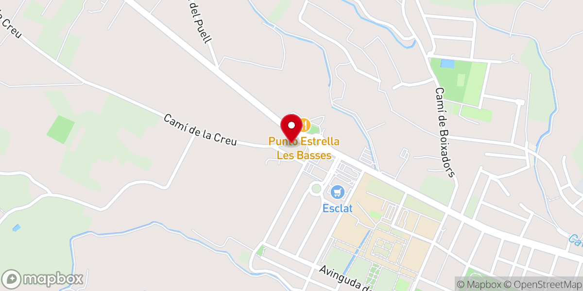 Map showing location of Iglesia Montserrat