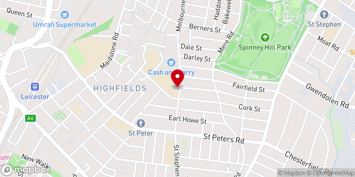 Map showing location of New Testament Church of God