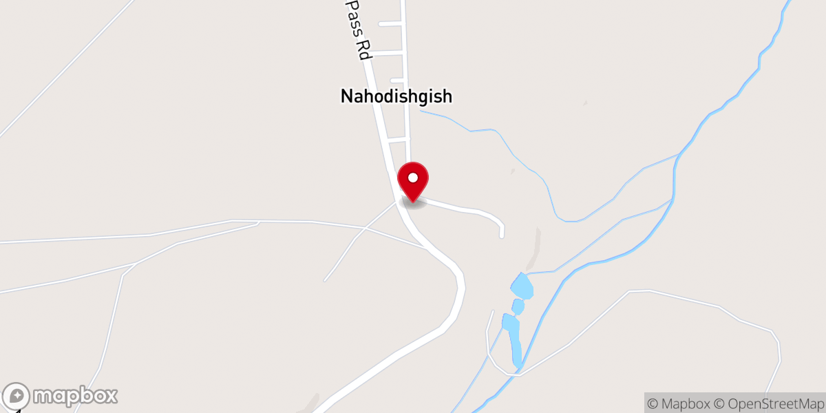 Map showing location of Crownpoint Baptist Church