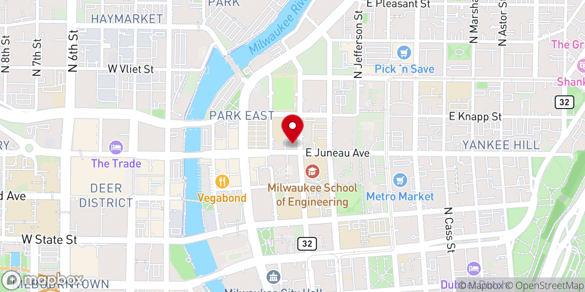 Map showing location of Grace Evangelical Lutheran Church