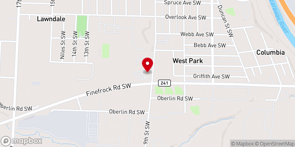 Map showing location of Faith Community Fellowship