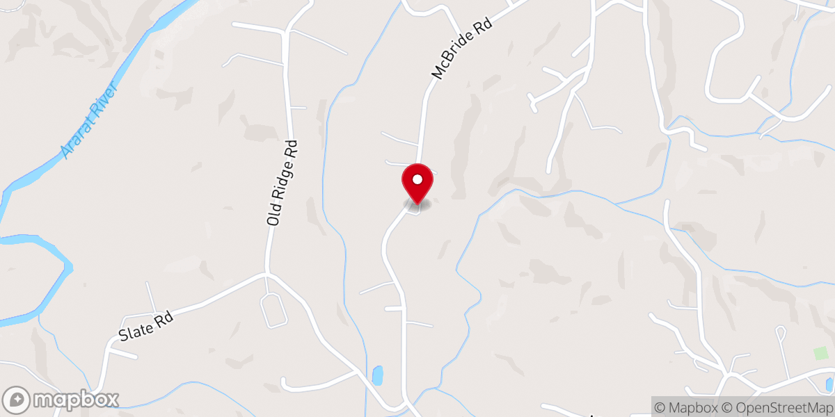 Map showing location of Friendly Tabernacle Church