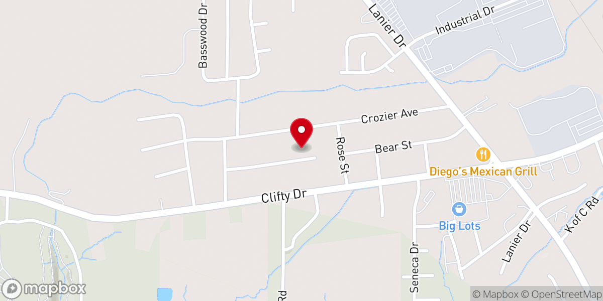 Map showing location of Madison Seventh-day Adventist Church