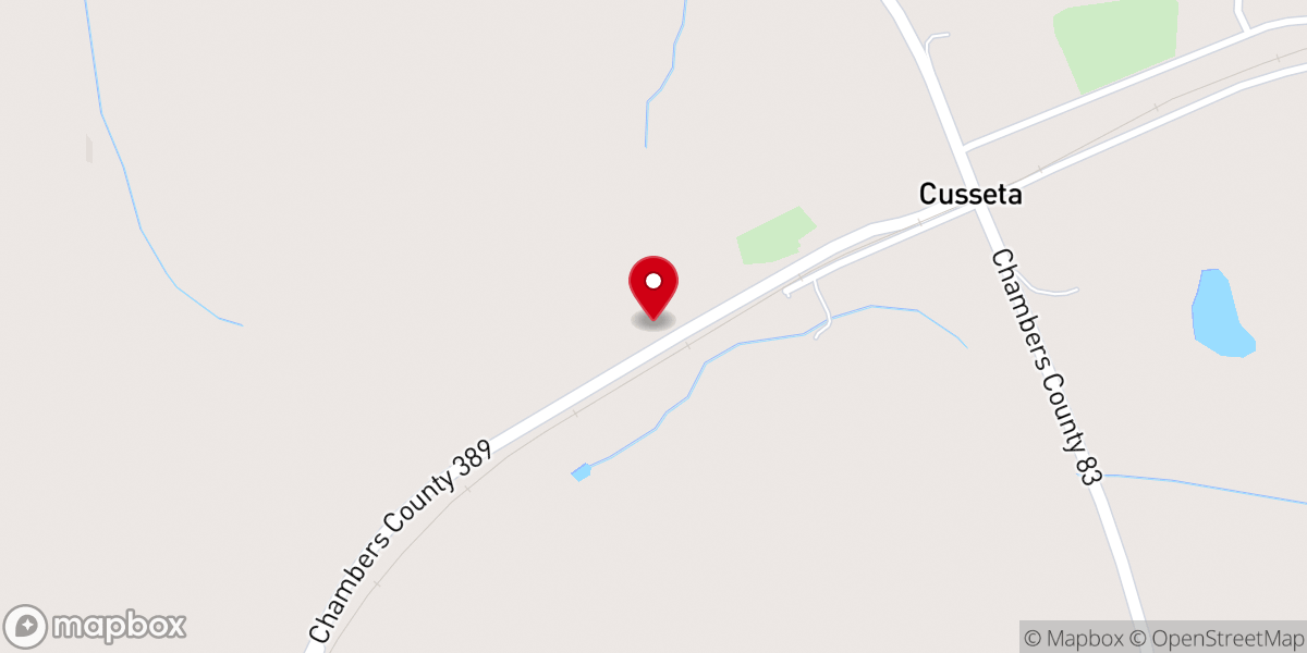 Map showing location of Sweet Hope C M E Church