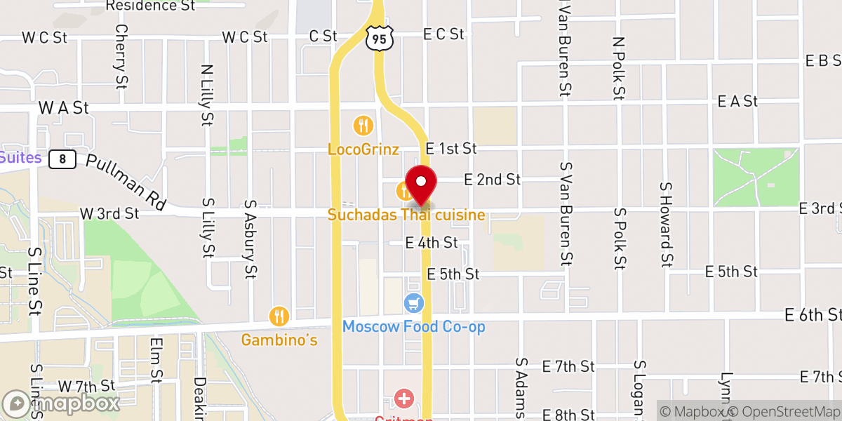 Map showing location of Rendezvous In the Park