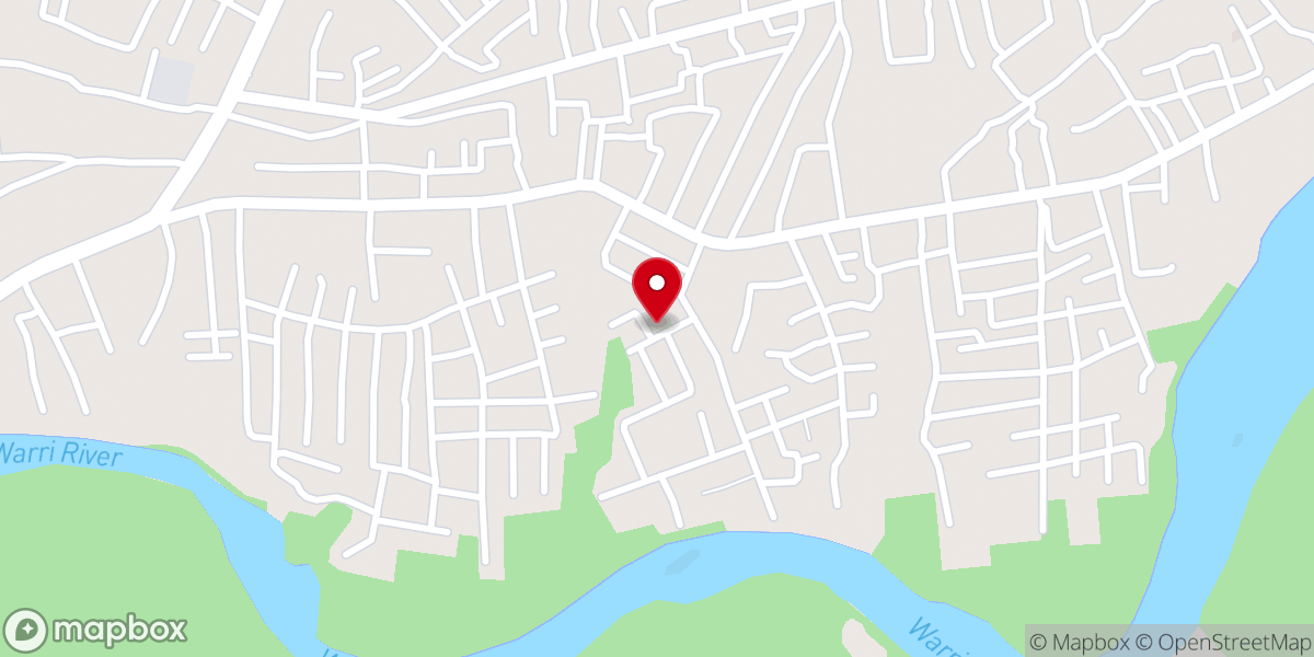 Map showing location of RCCG favourland Parsh