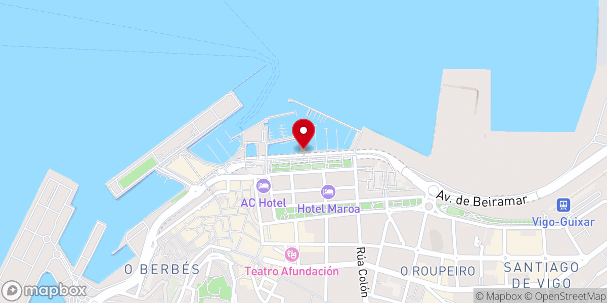 Map showing location of Julio Verne, Monumento