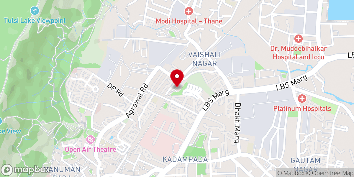 Map showing location of St. George Orthodox Syrian Church