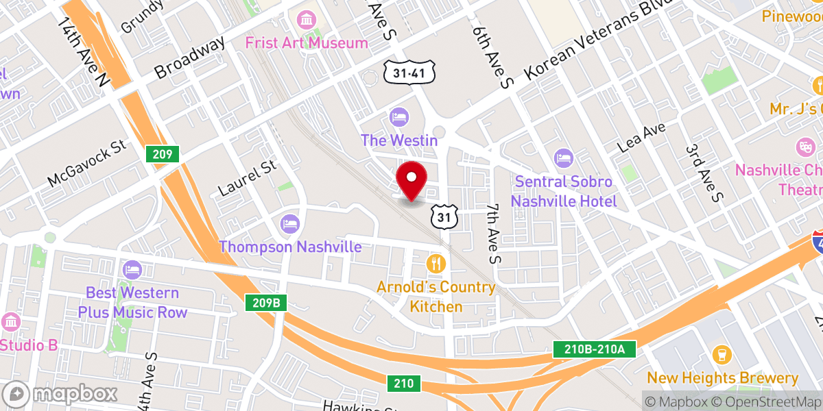 Map showing location of Way Church