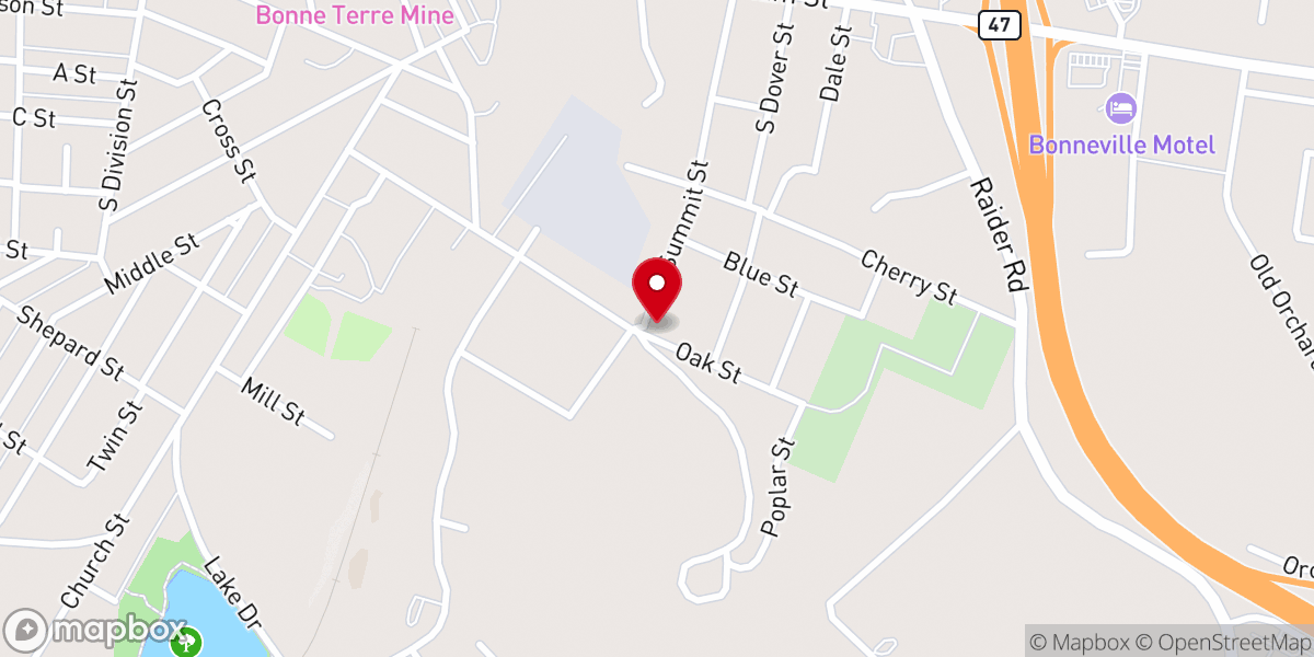 Map showing location of St Matthew Lutheran Church