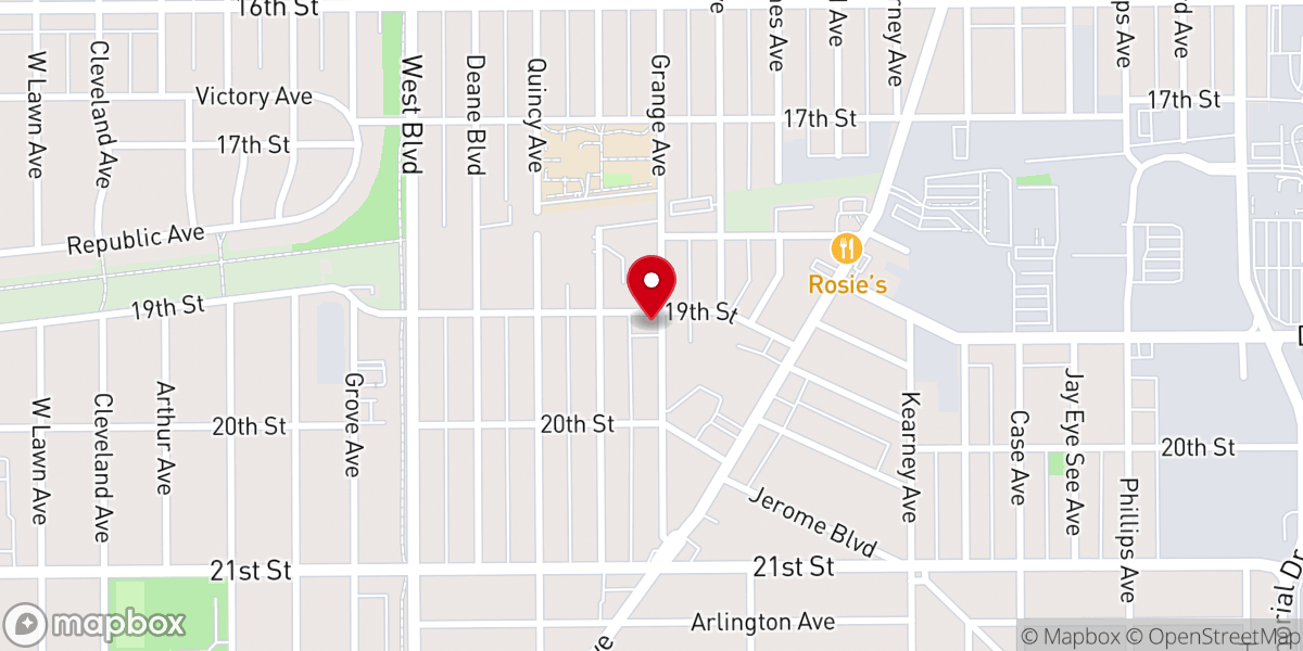 Map showing location of Catapult Church & Family Life Center