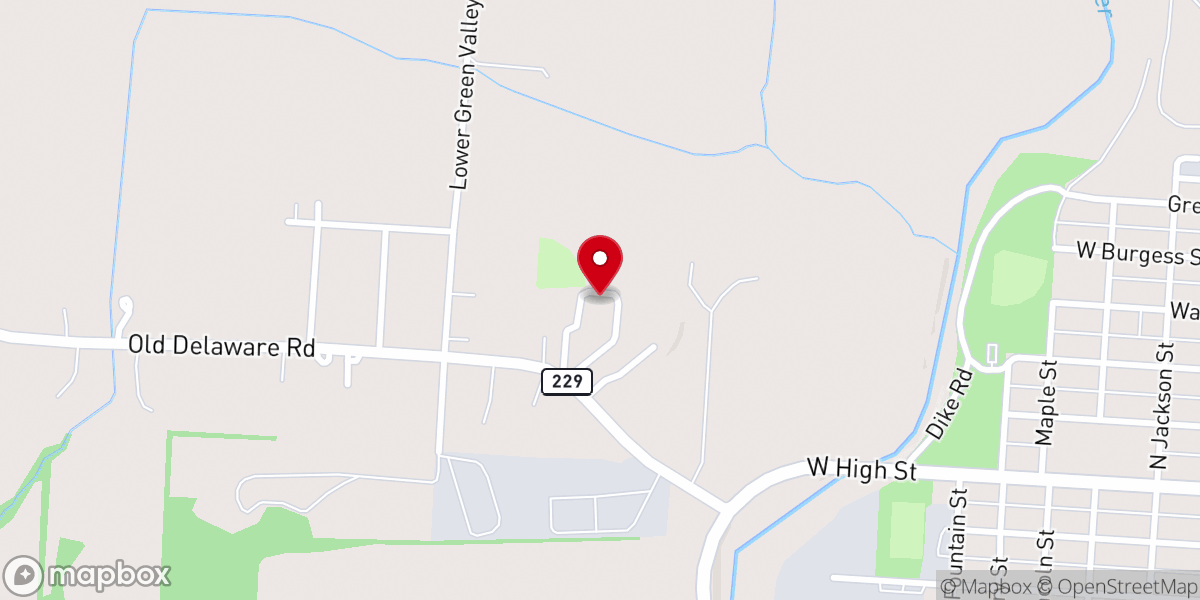 Map showing location of Celebrate Recovery