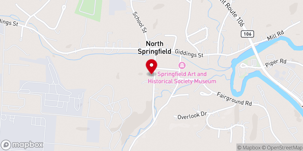 Map showing location of Advent Christian Church