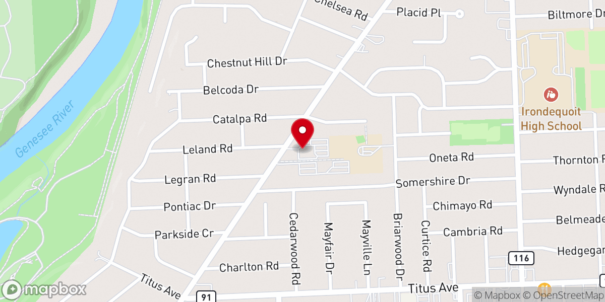 Map showing location of Slavic Bible Baptist Church