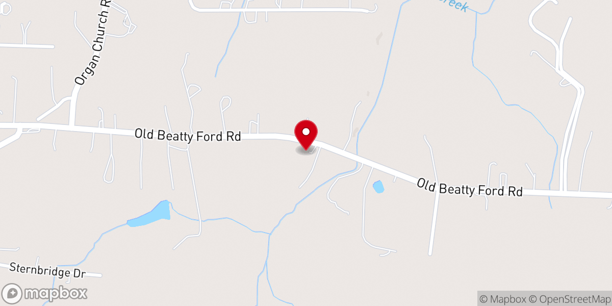Map showing location of Vision Baptist