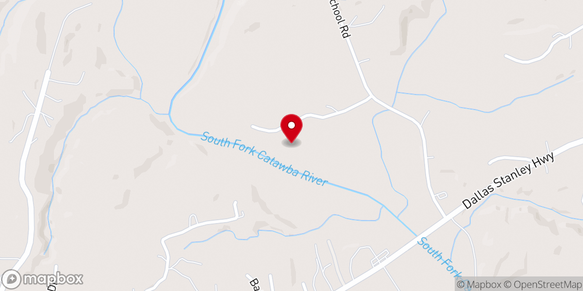 Map showing location of Gateway Cowboy Church
