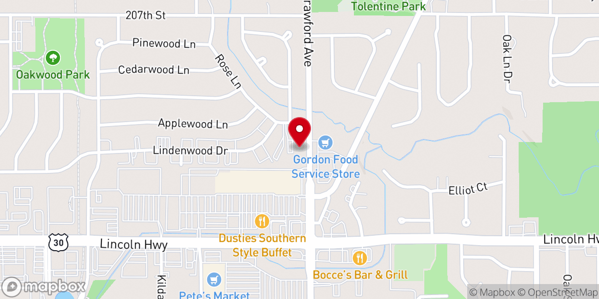 Map showing location of Angie Ray Ministries