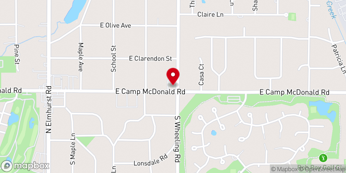 Map showing location of Agape Presbyterian Church