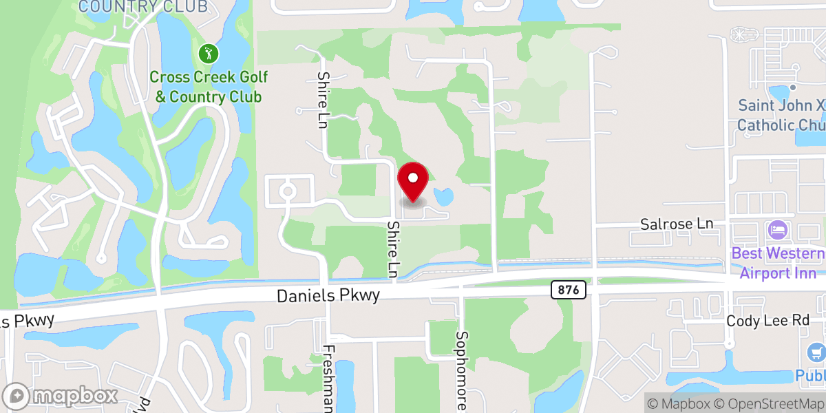 Map showing location of Unitarian Universalist Congregation of Fort Myers