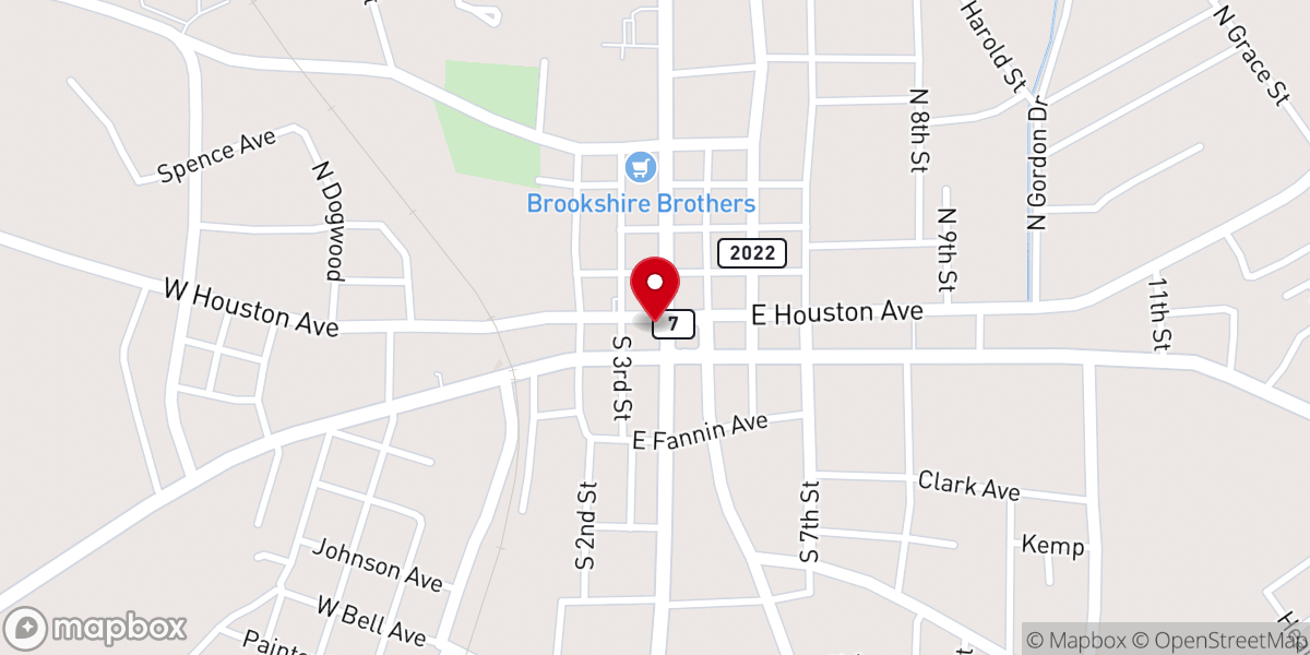 Map showing location of Wesleyan Methodist Church