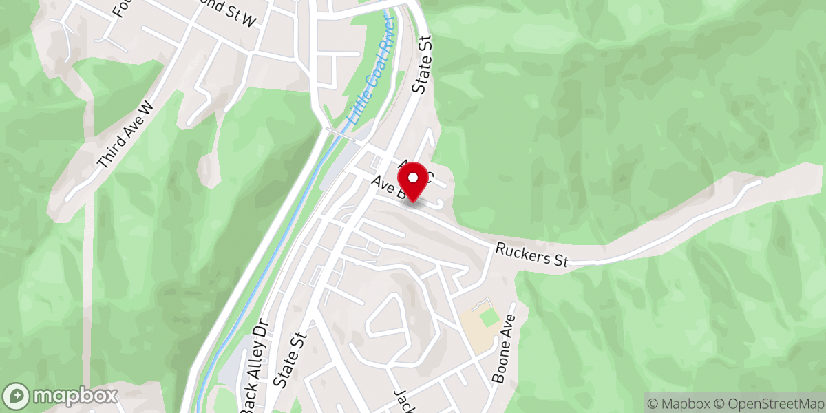 Map showing location of The Church Of Christ