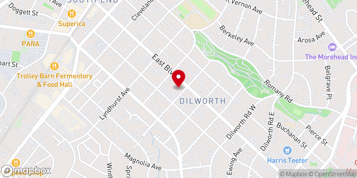 Map showing location of Yiasou Greek Festival