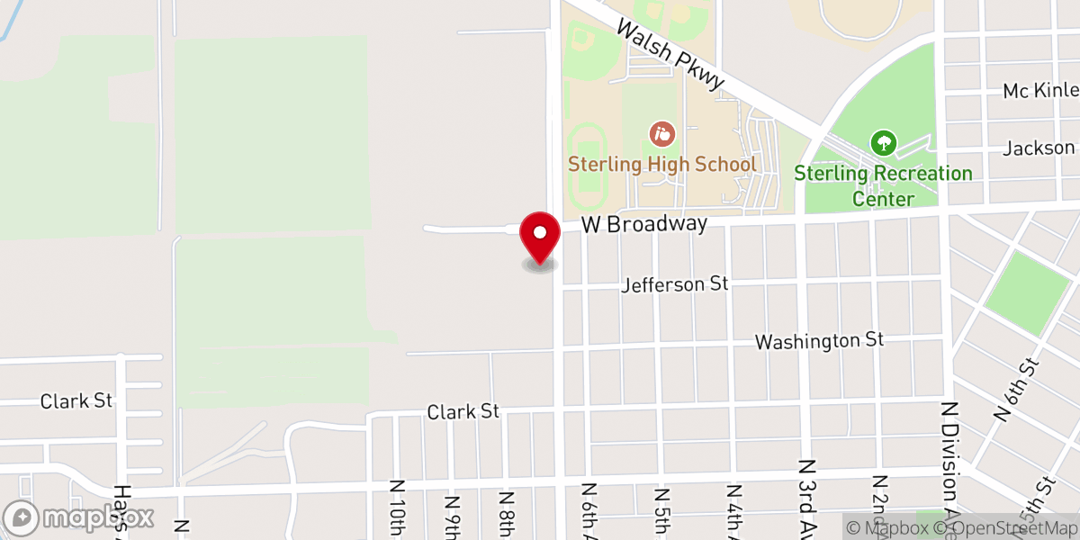 Map showing location of Living Word Church