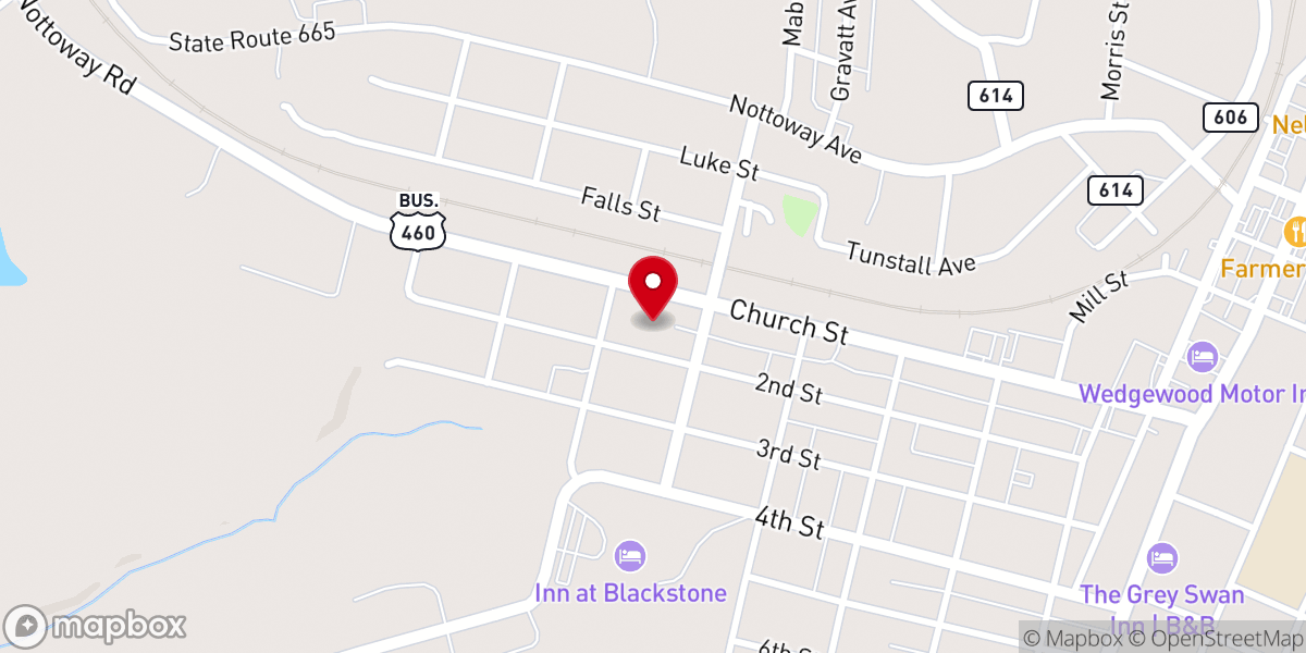 Map showing location of Magnolia Place