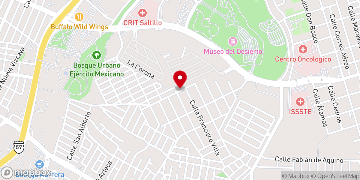 Map showing location of Iglesia Cristiana Kairos Asambleas de Dios