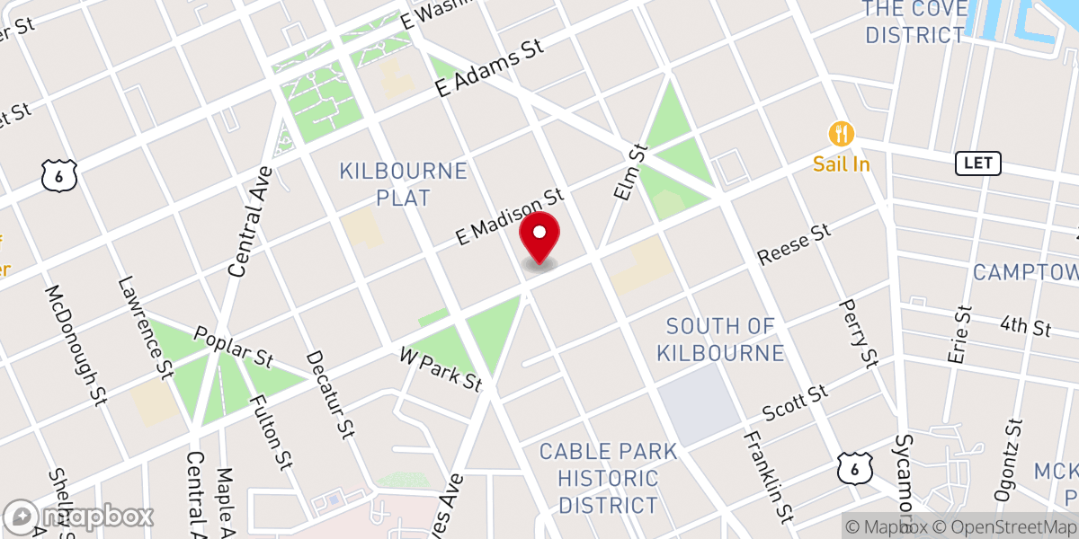 Map showing location of The Sanctuary