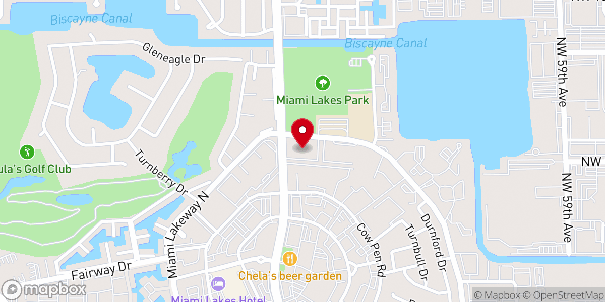 Map showing location of Our Lady of the Lakes Catholic Parish