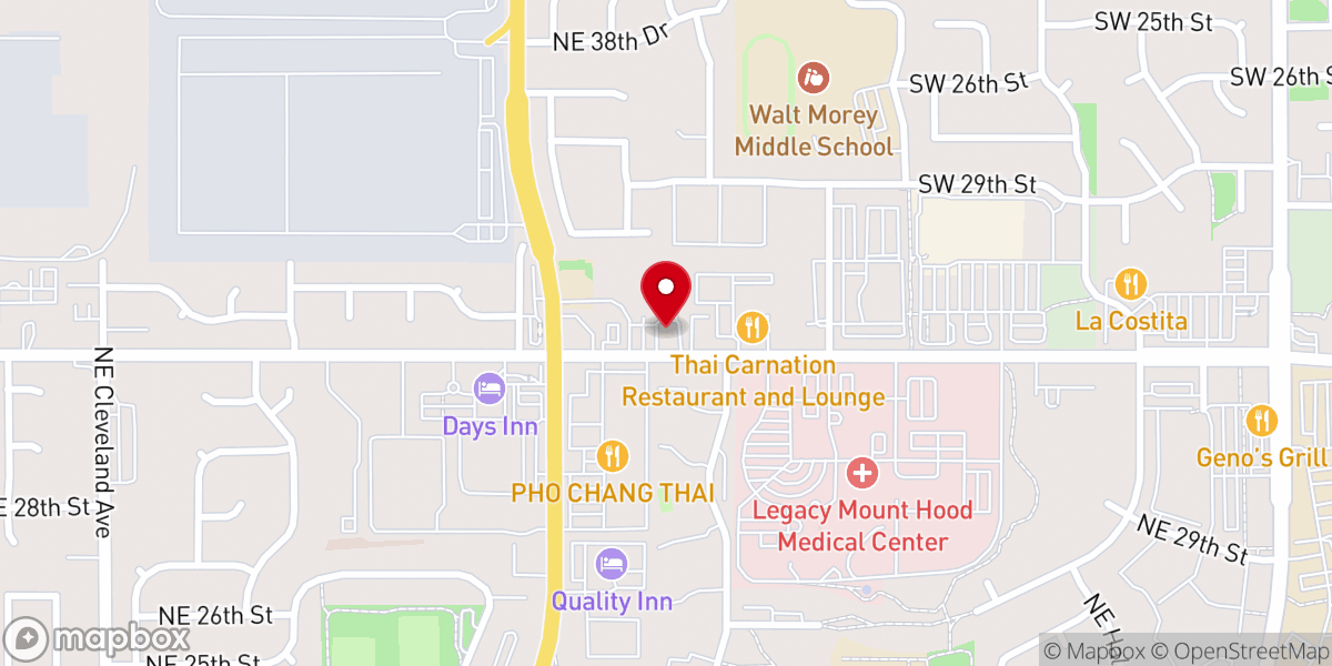 Map showing location of Tree of Knowledge Christian Preschool