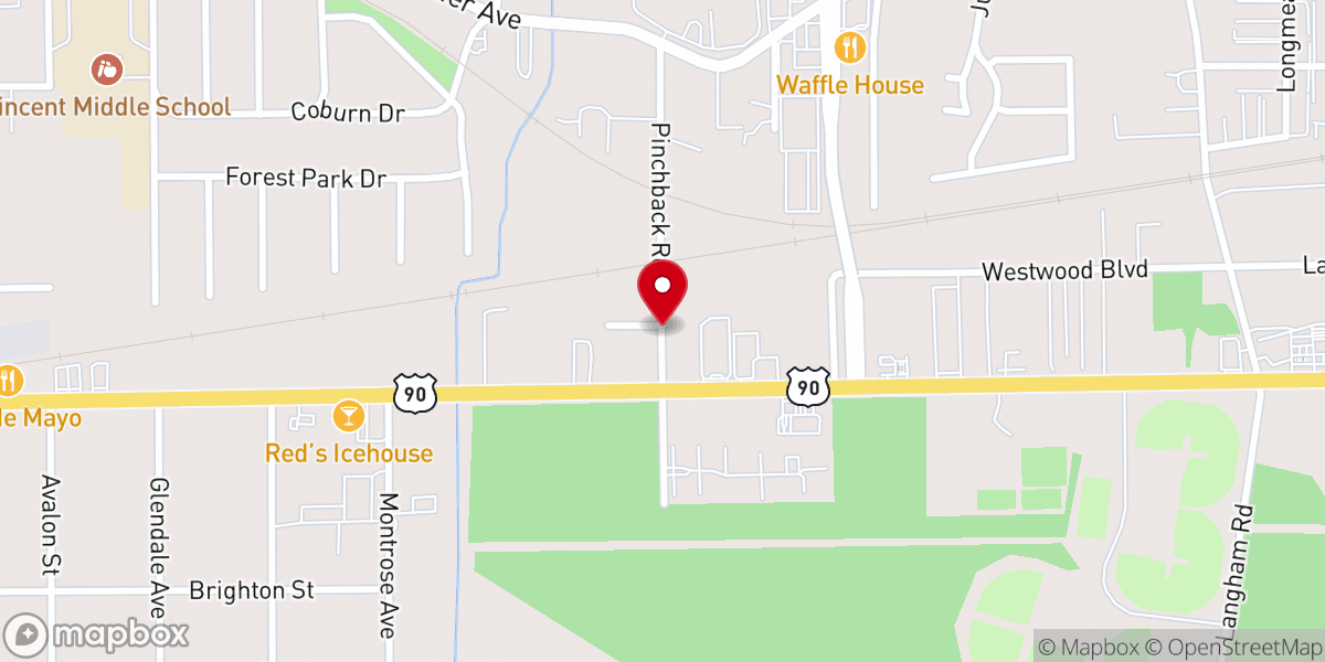 Map showing location of Divine Miracles International Ministries