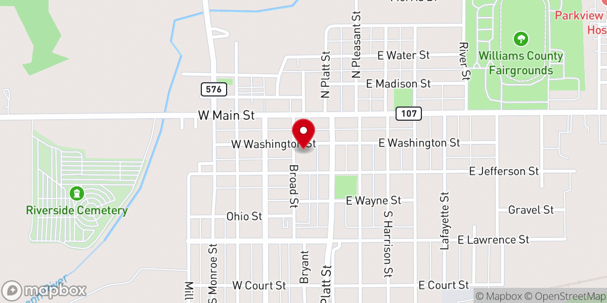 Map showing location of Montpelier Ministerial Association