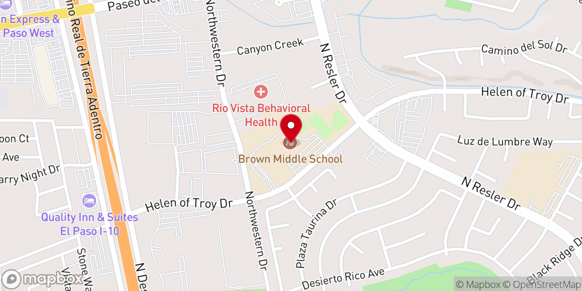 Map showing location of Alive Church