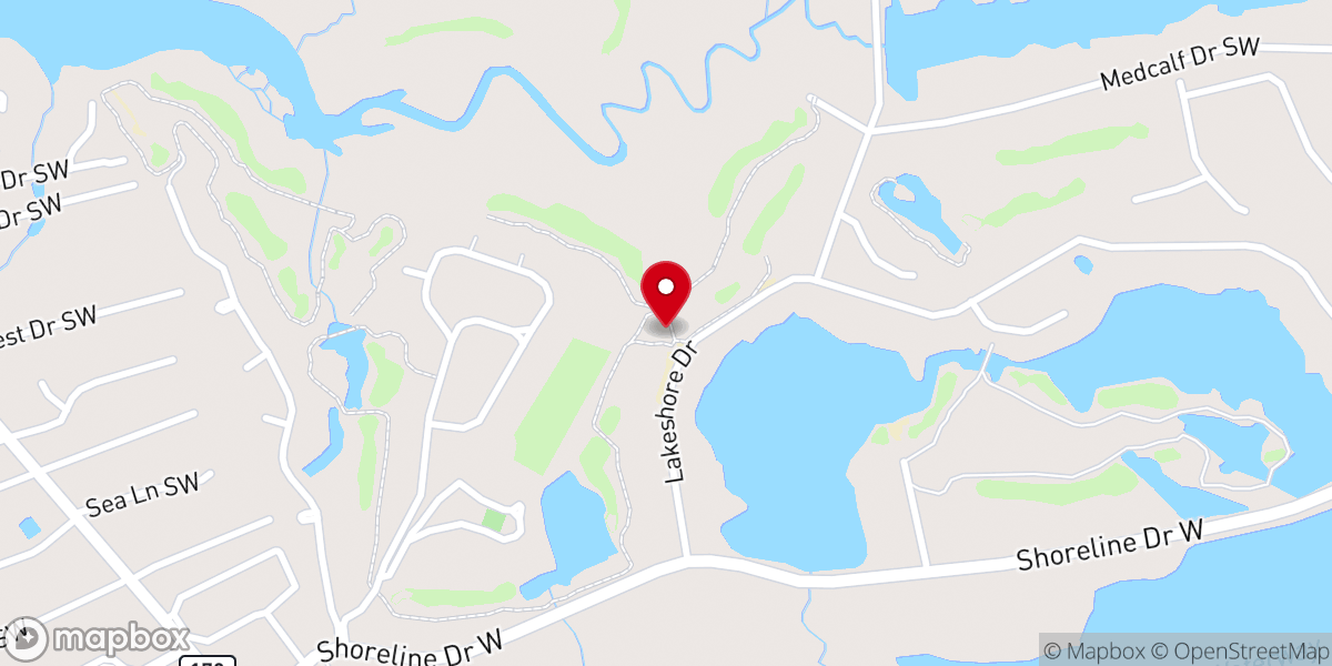 Map showing location of Oyster Bay Golf Links