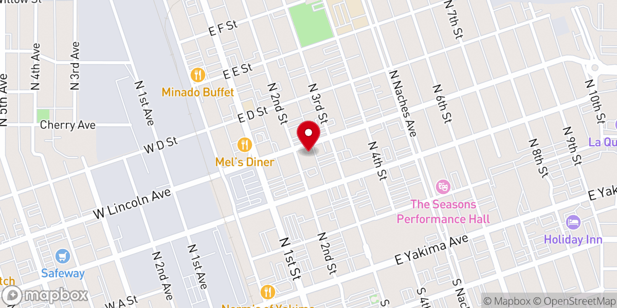 Map showing location of Saint Andrews Presbyterian Church