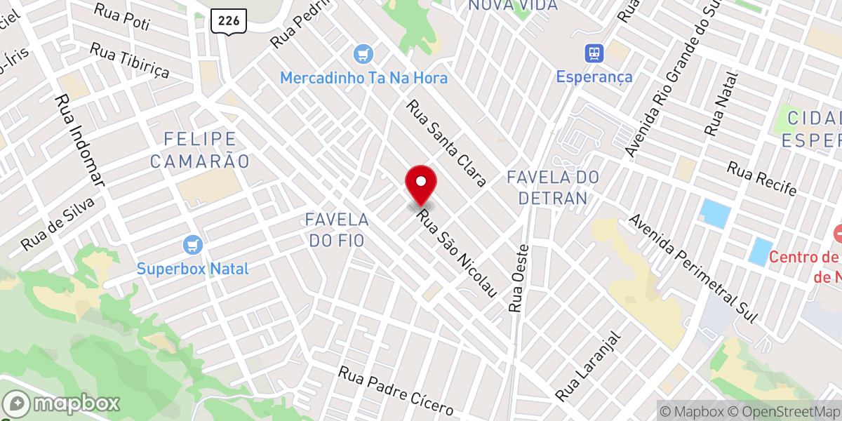 Map showing location of Capela de Nossa Senhora da Conceição