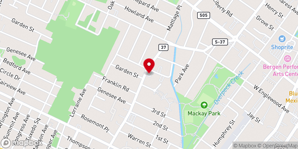 Map showing location of Church of Jesus Christ