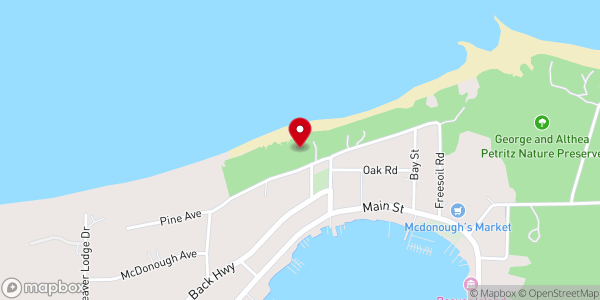 Map showing location of The Episcopal Vicarage
