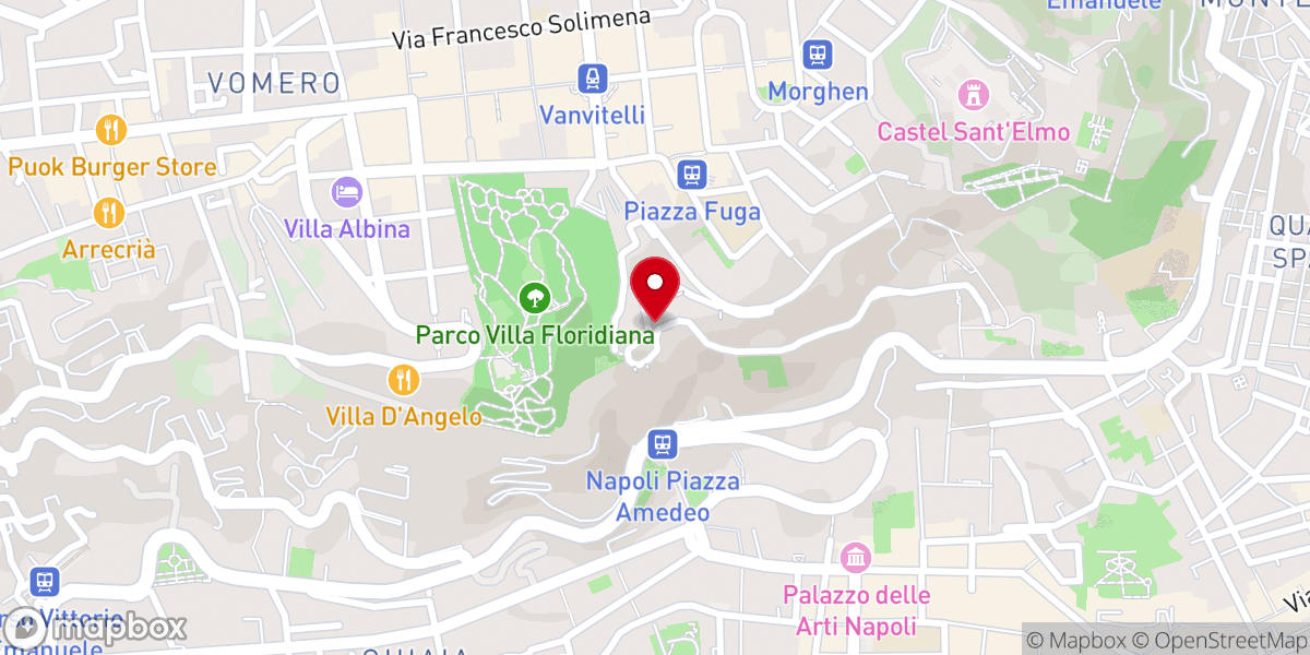 Map showing location of Cappella "Mater Dolorosissima"