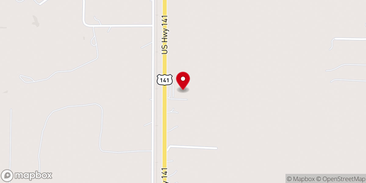 Map showing location of Faith Baptist Church